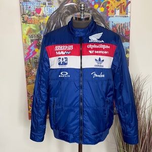 Rare 2014 Troy Lee Honda team Jacket sz. Large